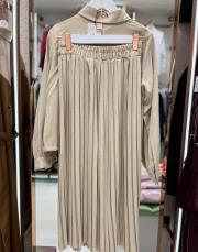 pileli etek takım krem 2