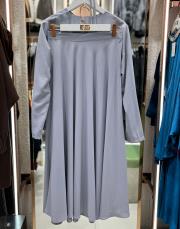 taşlı etek takım gri 2