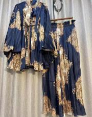 pelerin takım kahve lacivert