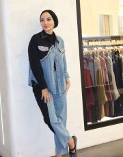 gömlek detay kot takım siyah