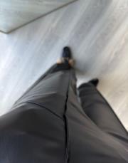 deri pantolon siyah 3