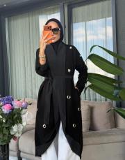 kuş gözü kap siyah