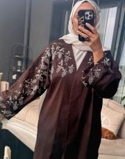 boncuklu kimona kahve 2