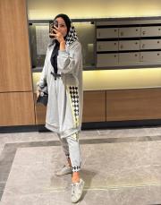 kapşonlu takım gri