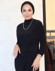 büzgül elbise siyah 3