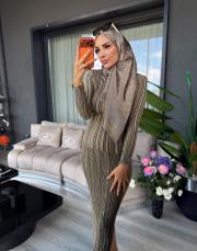 simli etek takım yeşil 2