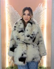 kahve dokumlu kürk krem 2