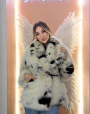 kahve dokumlu kürk krem 3