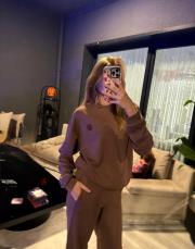 üçlü eşofman takım kahve 2