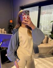 üçlü eşofman takım mavi