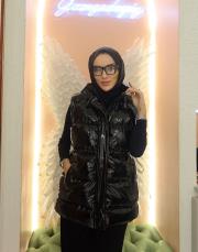 rugan şişme yelek siyah