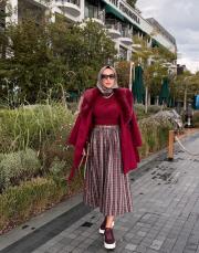 yaka kürk kaşe bordo 2