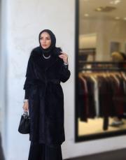 alpaka uzun kürk marşetli siyah 3