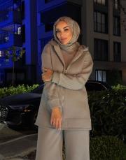 kristal comfort takım gri