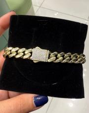 kalın gurmet bileklik gold