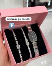 yuvarlak bileklik gümüş