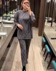 baklava desen taş takım füme