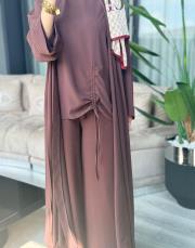 fiorella abaya kahve 2