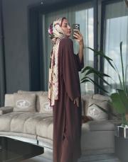 fiorella abaya kahve 3