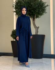 fiorella abaya lacivert