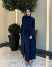 fiorella abaya lacivert 4