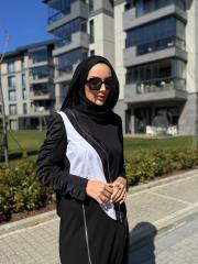 fermuar detaylı etekli takım siyah 3