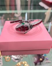 yılan başı saat gümüş kırmızı