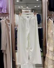 kumaş pantolon krem