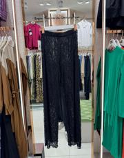 dantel pantolon siyah 2