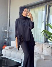 cebi parçalı takım siyah